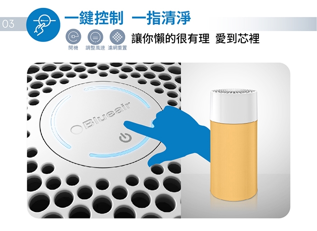 瑞典Blueair 5-8坪 抗PM2.5過敏原空氣清淨機 JOY S 送威秀電影票