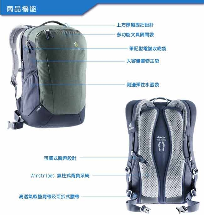 Deuter Giga 28L 旅遊後背包.後背筆電腦包_橄欖綠