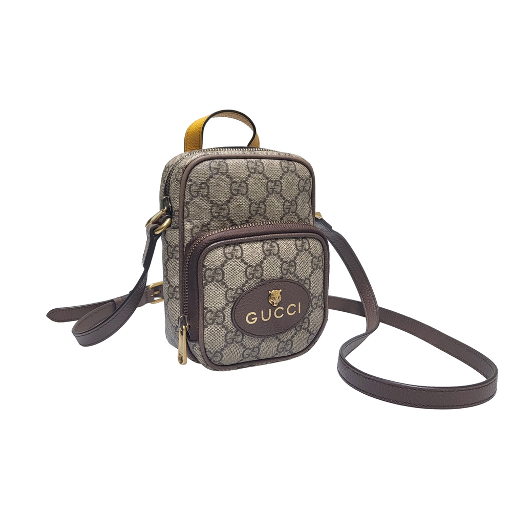 【GUCCI 古馳】658556 經典Neo Vintage系列迷你GG supreme帆布 