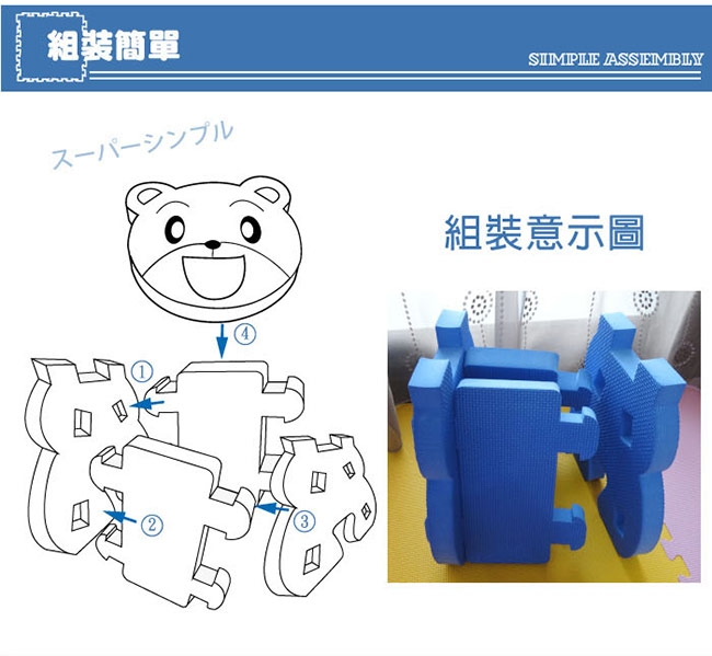 【Abuns】可愛小熊卡通造型多功能安全椅-2入