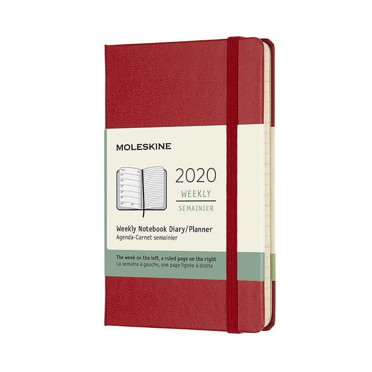 MOLESKINE 2020經典週記手帳12M(口袋型) -桃紅