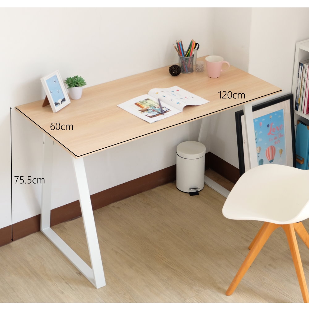 MUNA 艾恩防潑水耐熱美學工作桌/書桌(共兩色) 120X60X75.5cm
