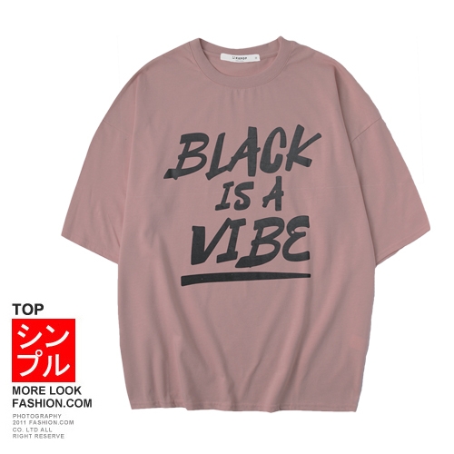 FASHION館 古著vibe油漆字照片T 落肩短T 下北澤