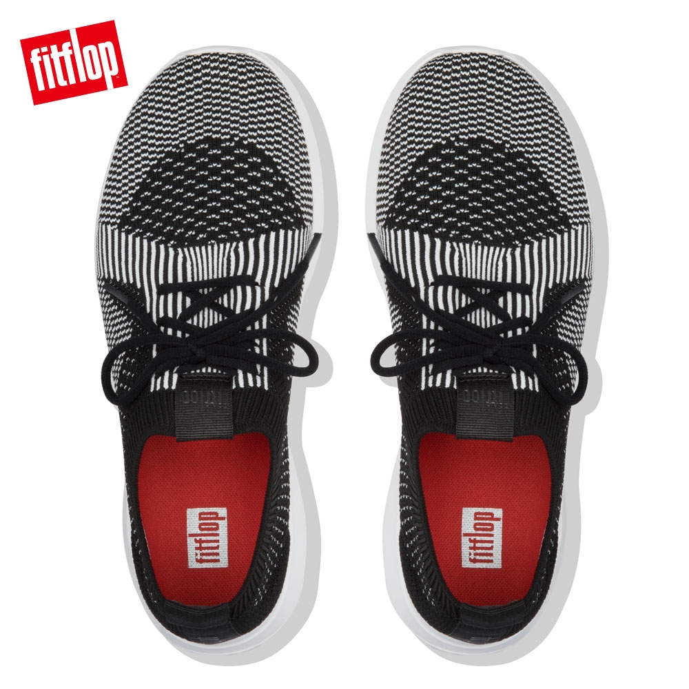 FitFlop MARBLEKNIT SNEAKERS 休閒鞋 黑/白色