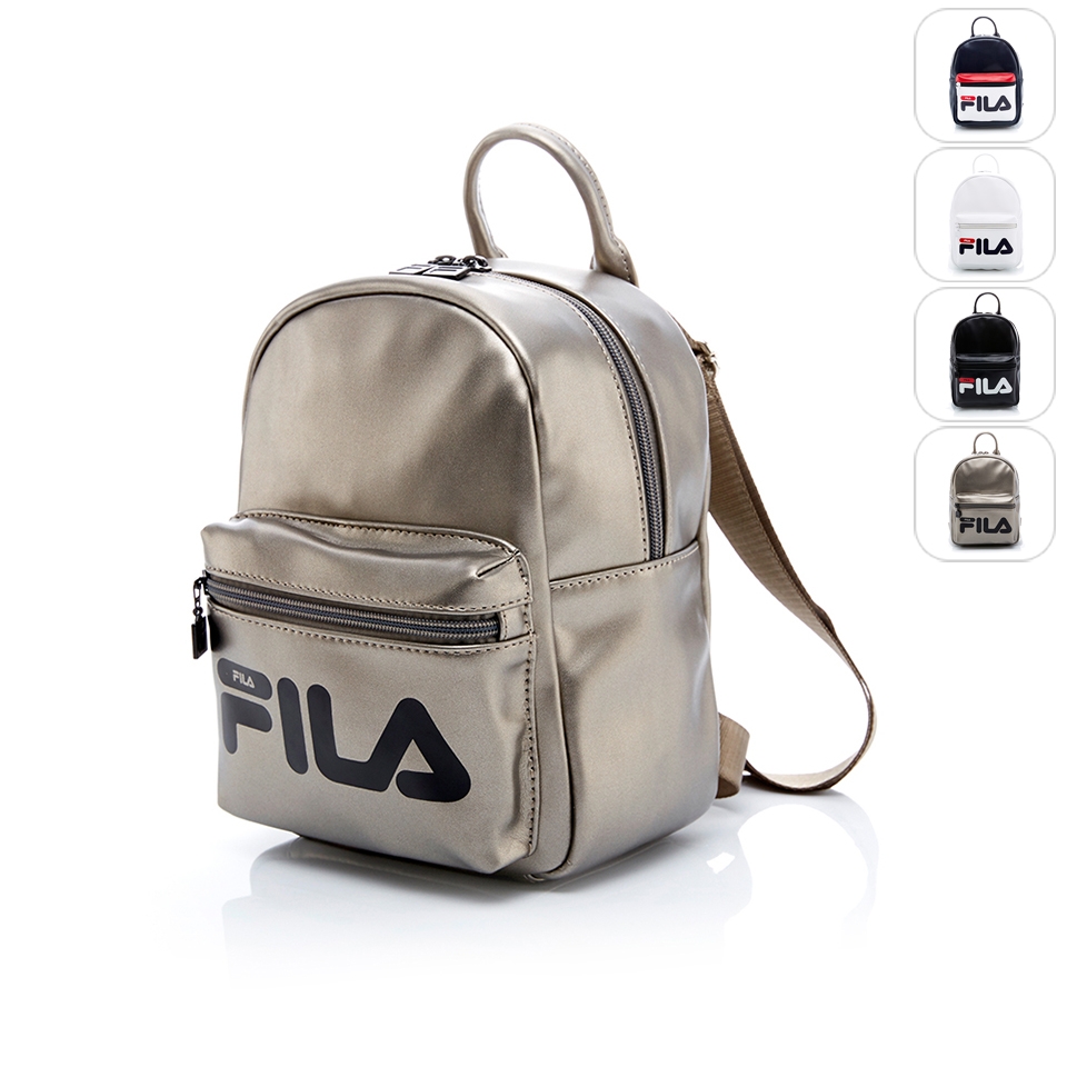 FILA LOGO小後背包-古銅金 BPT-5413-GD