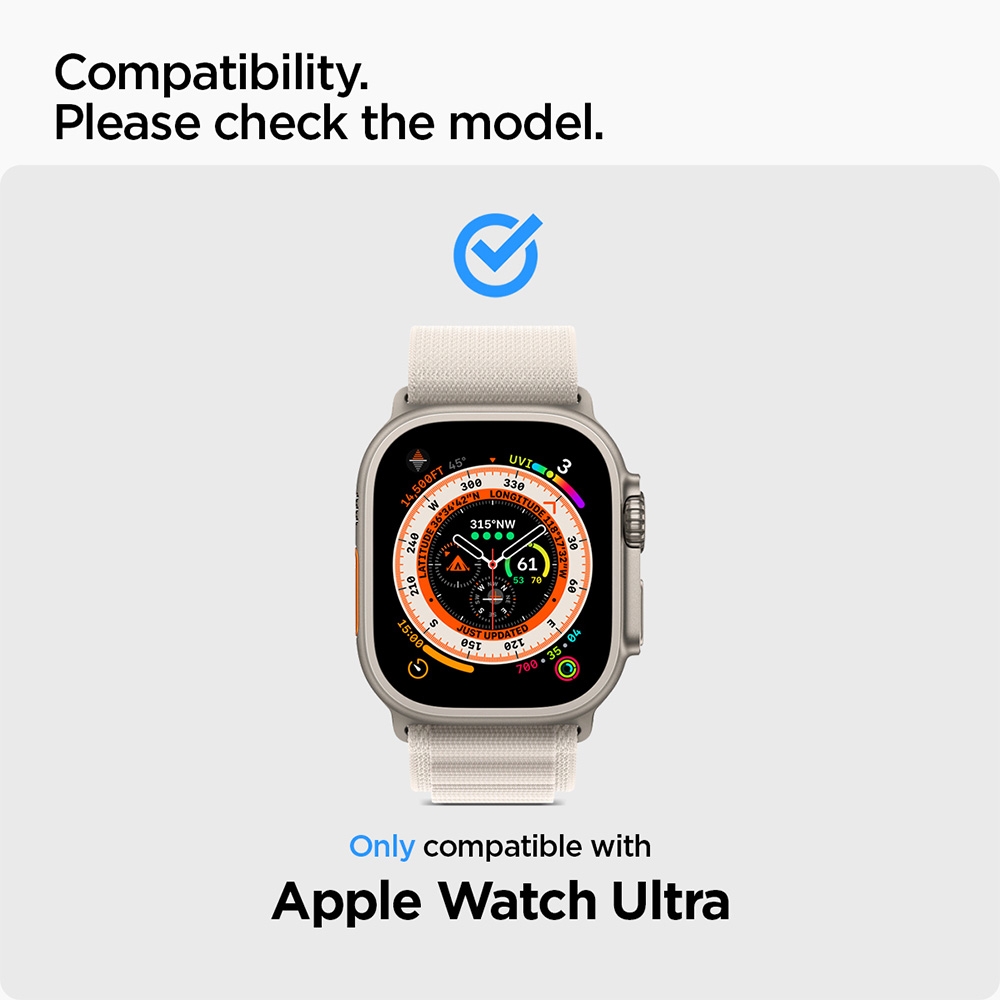 CompatibilityPlease check the model. 45300UVI ONGN LNGITU31515:006153 3JUST UPDATEDOnly compatible withApple Watch Ultra