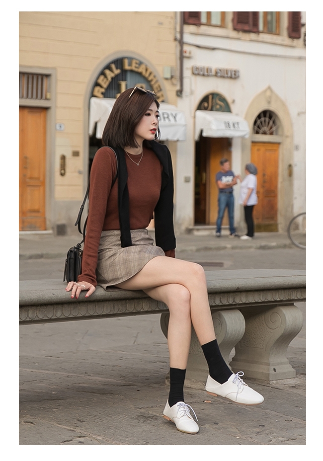 D+AF 悠閒漫步.小方頭可後踩牛津懶人鞋*白 D+AF 悠閒漫步.小方頭可後踩牛津懶人鞋*白