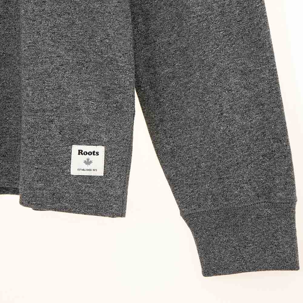ROOTS男裝周年系列R logo長袖T恤-灰色