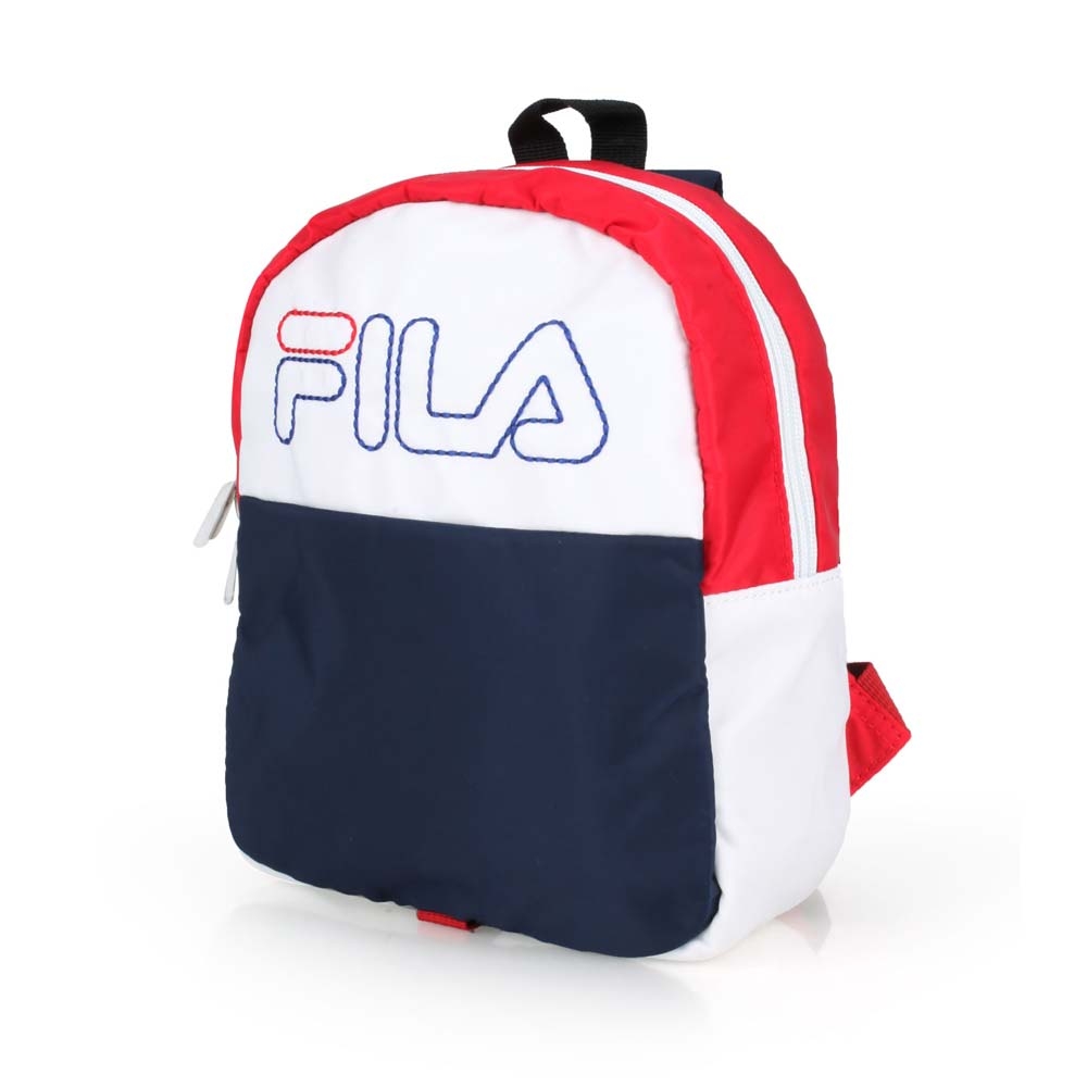 FILA 兒童後背包 丈青白紅