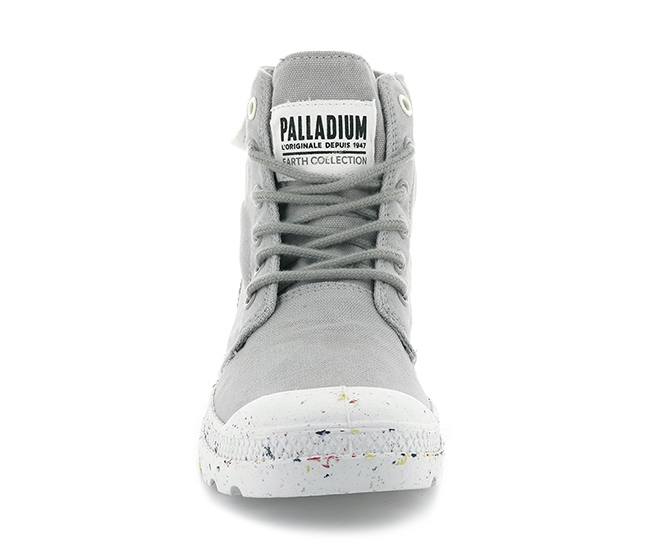 PALLADIUM PAMPA HI ORGANIC有機軍靴-女-灰