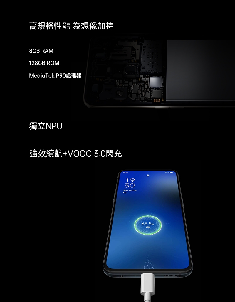 OPPO Reno2 Z (8G/128G) 6.5吋八核心四鏡頭智慧型手機