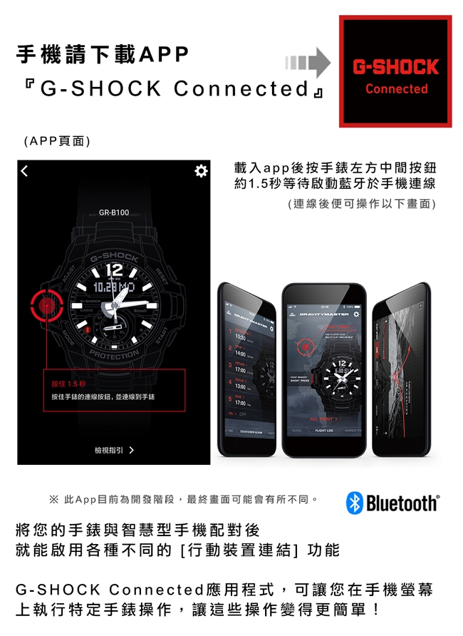 G-SHOCK CASIO 太陽能 藍牙連線 雙顯 防水 橡膠手錶-黑綠色/49mm