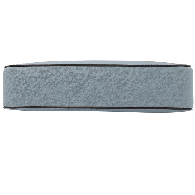 MICHAEL KORS Jet Set經典防刮牛皮方型小斜背包(淺藍)