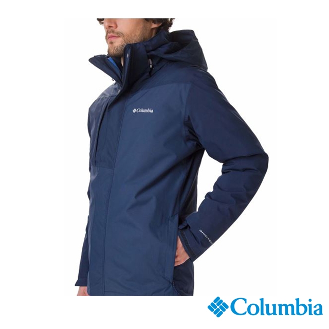 Columbia 哥倫比亞 男款- Omni TECH防水鋁點保暖外套-藍色