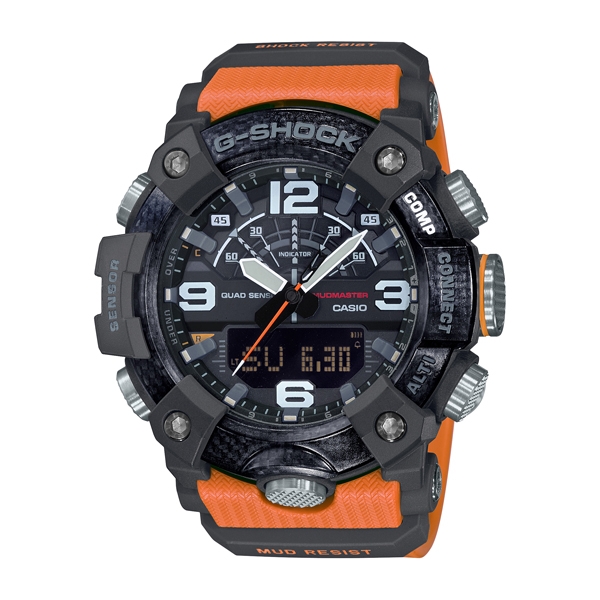 CASIO卡西歐 G-SHOCK 防塵泥 藍芽 GG-B100-1A9_53.1mm