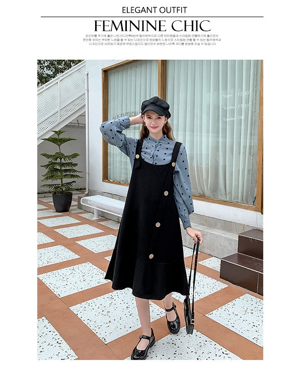 【韓國K.W.】甜美可愛小清新時尚套裝-1色