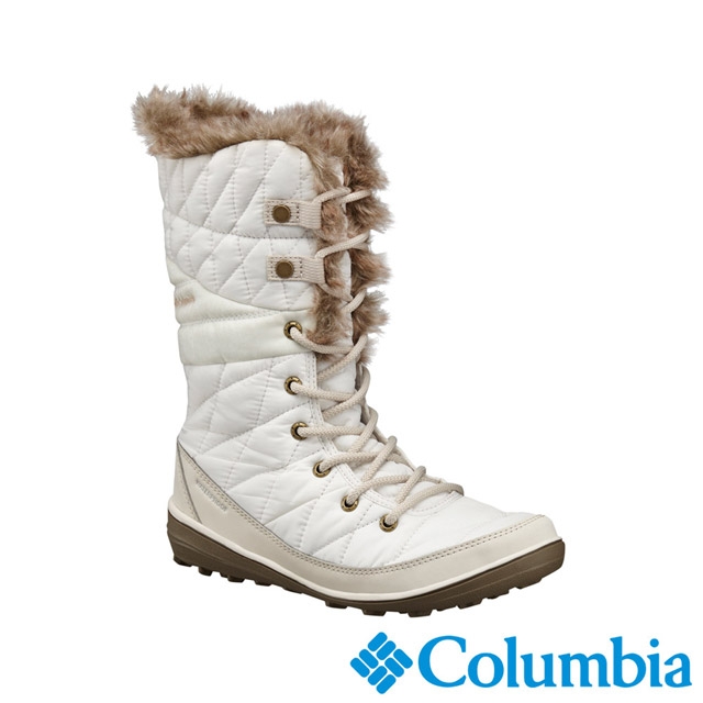 Columbia 哥倫比亞 女款- Omni TECH防水3D保暖雪靴-米白