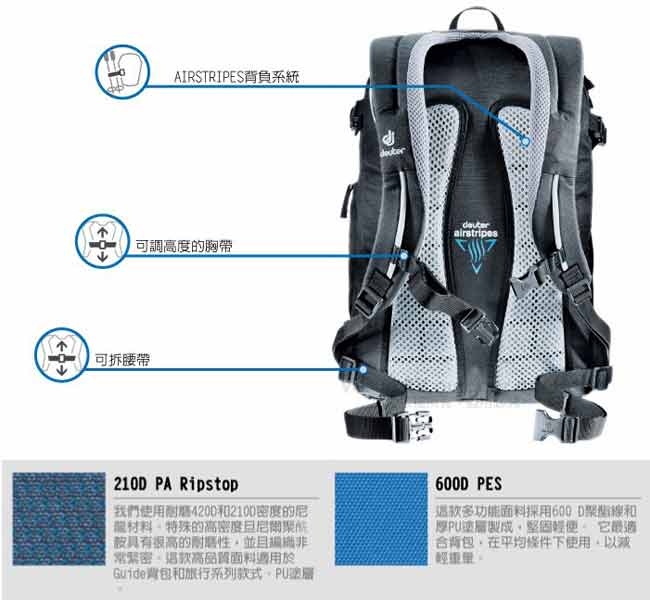 Deuter StepOut 22L 城市型休閒旅遊背包_綠/藍綠