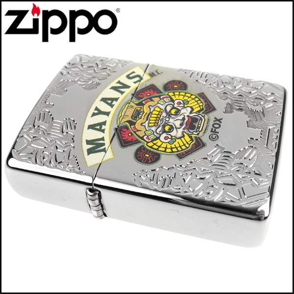 ZIPPO 美系~Mayans M.C.-瑪雅摩托幫圖案深刻打火機(ARMOR裝甲)