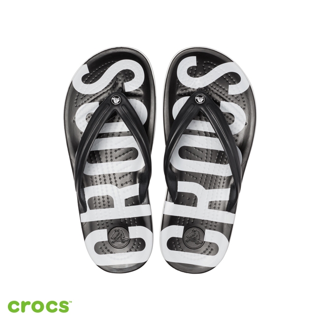 Crocs 卡駱馳 (中性鞋) 卡駱班印花人字拖 205943-066