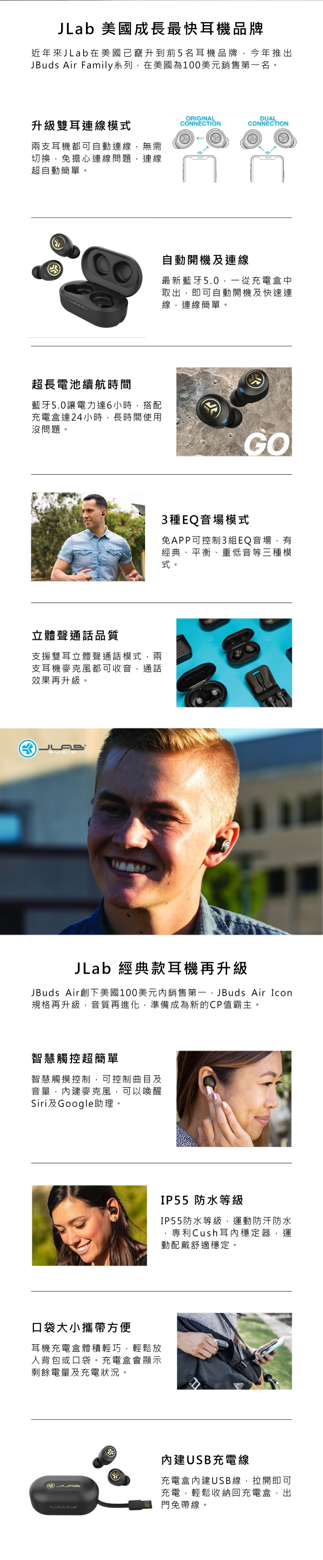 JLab JBuds Air Icon 真無線藍牙耳機