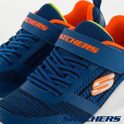 SKECHERS 男童系列 BOUNDER - 98302LBLBK