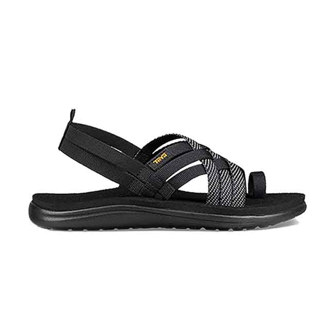 TEVA Voya Strappy 織帶涼拖鞋 黑灰 女