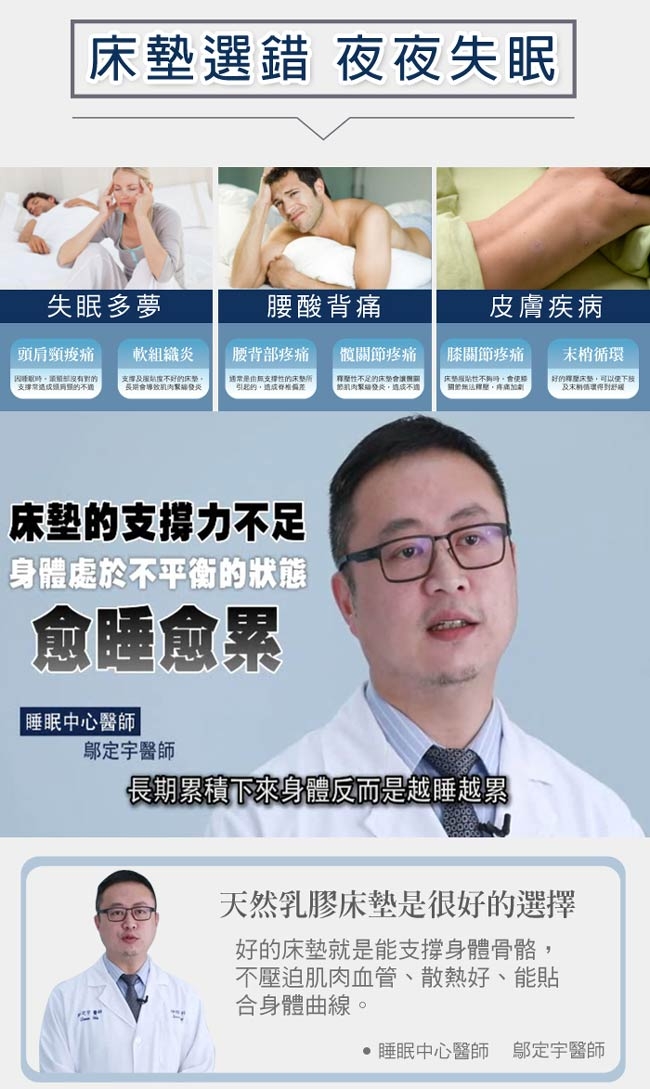 格藍傢飾-纖柔4D兩用乳膠床墊-單人加大(厚8cm)