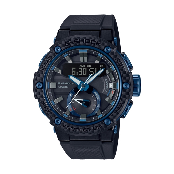 CASIO卡西歐 G-SHOCK 碳纖維錶圈 GST-B200X-1A2_49.2mm