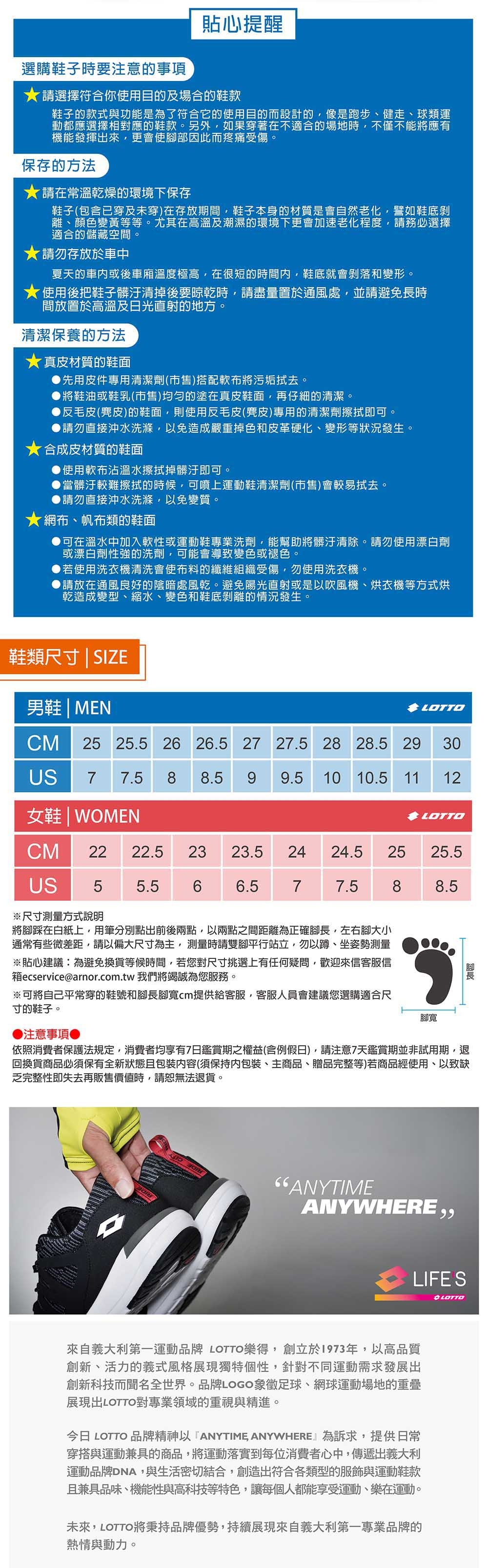 LOTTO 義大利 男女 復古老爹鞋-2色可選