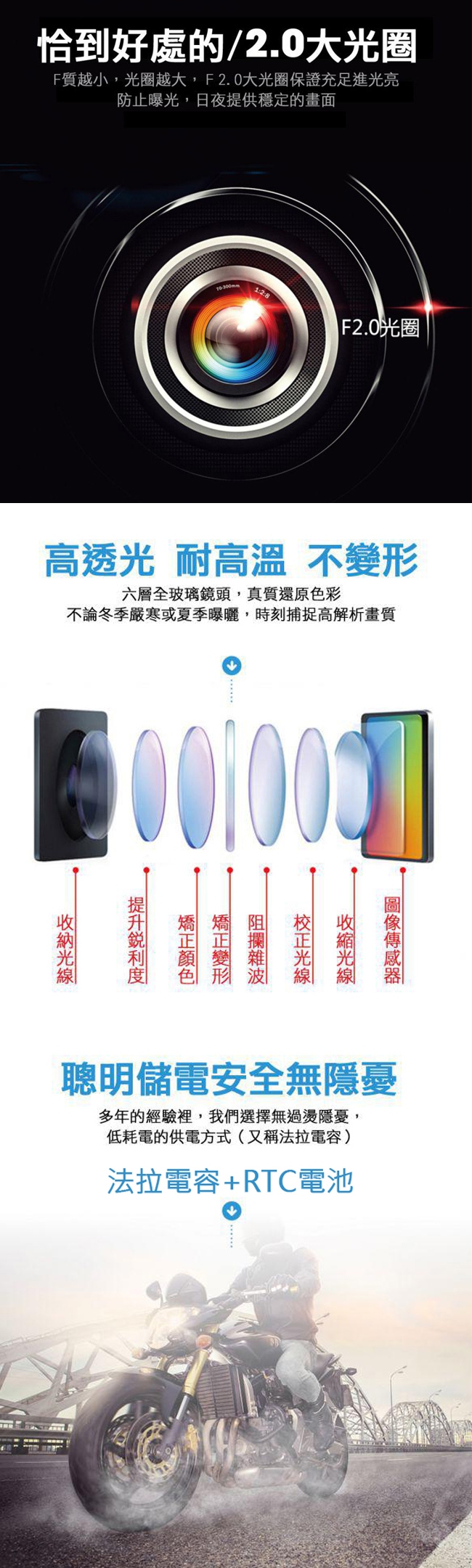 FLYone MP09 AIR 前後雙鏡+WIFI 機車專用行車記錄器-急