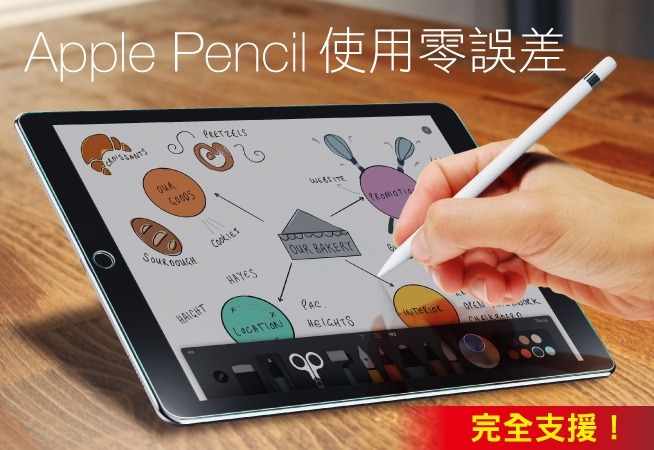 hoda iPad 10.2吋(2019) 全透明高透光滿版9H鋼化玻璃保護貼