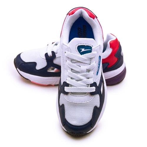 ARNOR 輕量時尚復古慢跑鞋 精彩潮流老爹鞋系列 白藍紅 92006