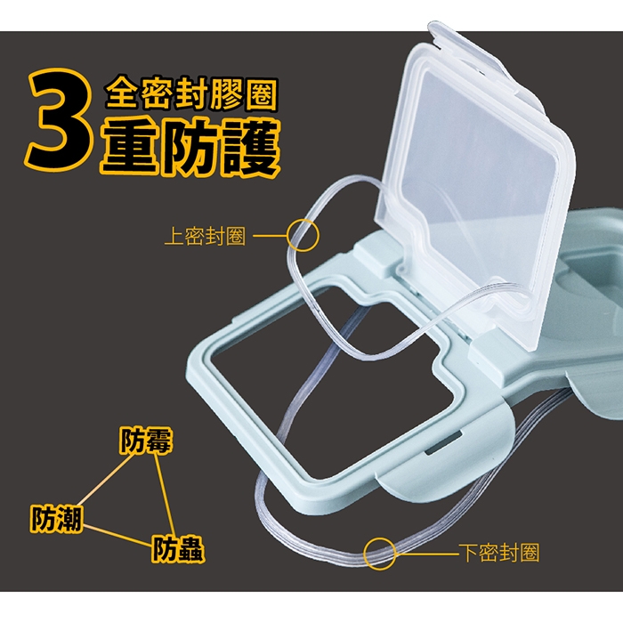 【FL生活+】全密封防蟲防潮儲米桶-15公斤(YG-017)