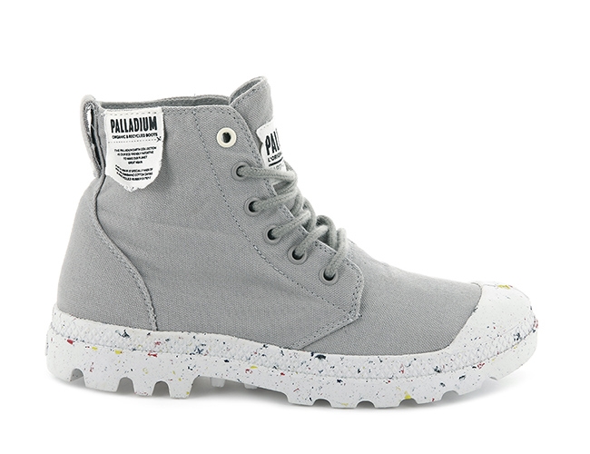 PALLADIUM PAMPA HI ORGANIC有機軍靴-女-灰