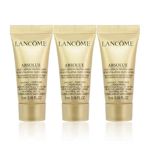 LANCOME蘭蔻 絕對完美黃金玫瑰修護精華 5mlx3入