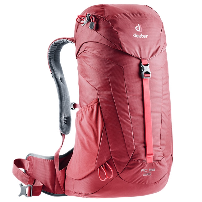 【德國DEUTER】AC LITE 26L網架直立式透氣登山背包3420316紅