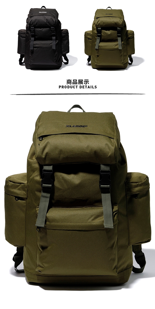 XLARGE EMBROIDERY STANDARD LOGO BACKPACK後背包