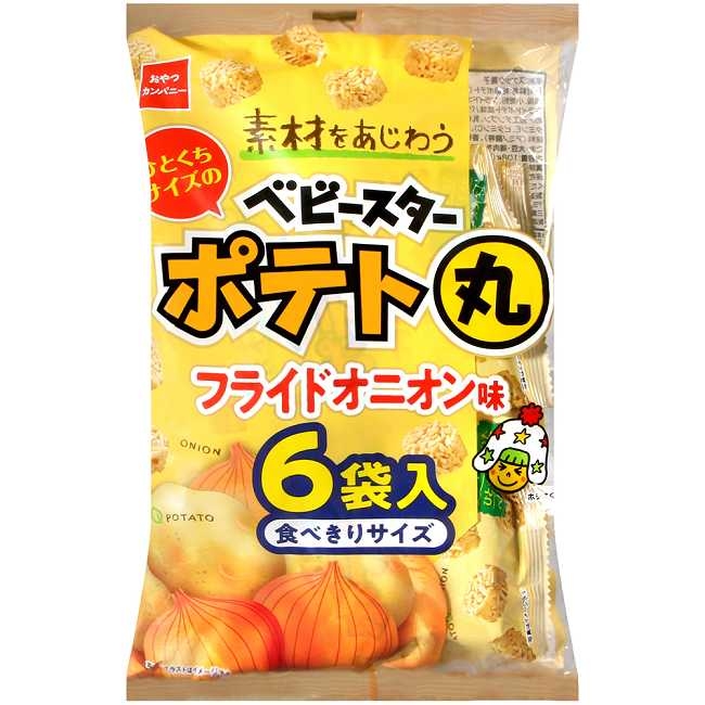 OYATSU 6袋入丸子點心麵[馬鈴薯洋蔥風味](108g)