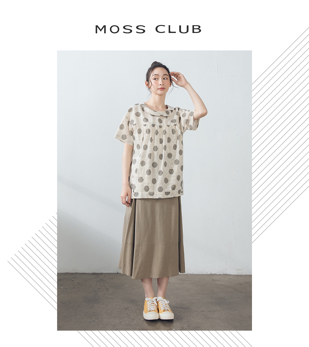 【MOSS CLUB】日系長版舒適-裙子(卡色)