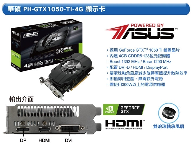 AMD R3 2200G +華碩 B450M主機板+華碩 GTX1050Ti顯示卡 組合