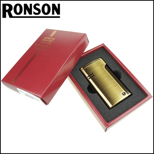 RONSON-RONJET系列-瓦斯噴射打火機-黃銅款