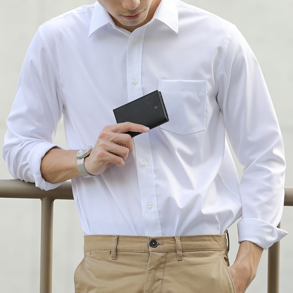 MONDAINE 瑞士國鐵國徽系列名片夾 - 灰