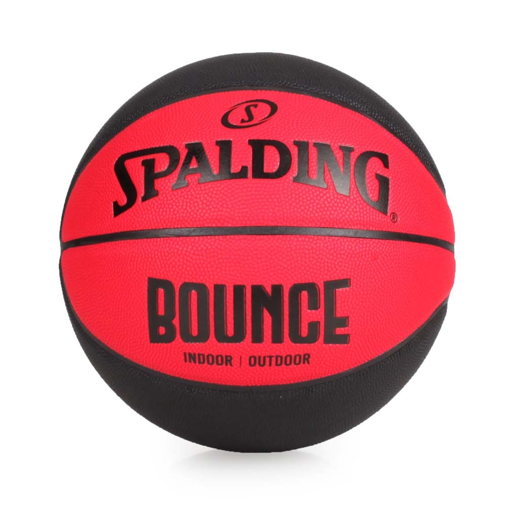 SPALDING Bounce 籃球-PU #7 紅黑