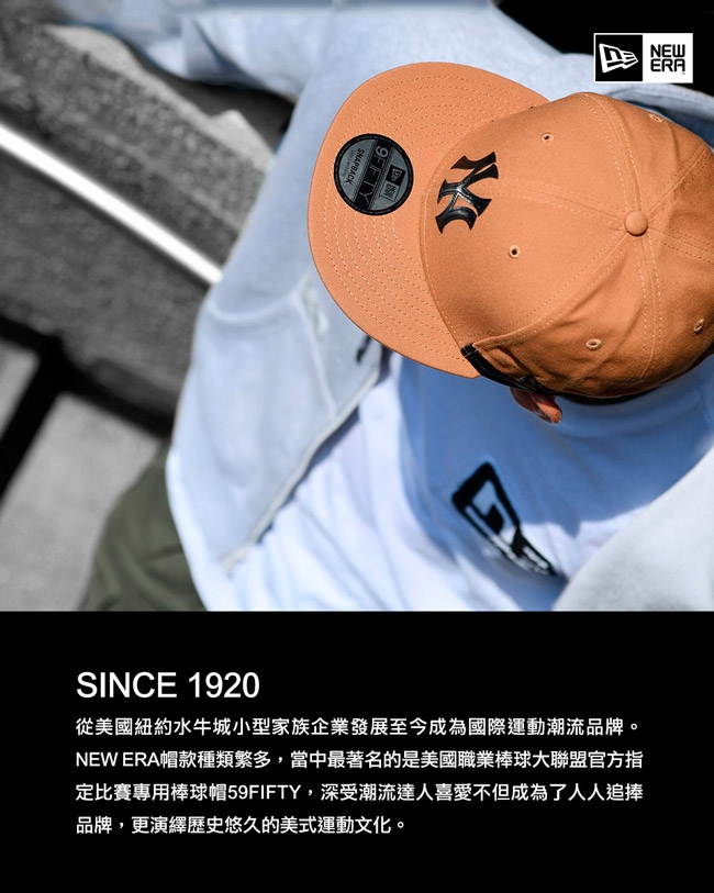 NEW ERA 9FORTY 940AF 毛氈布縫LOGO NYC 海軍藍 棒球帽