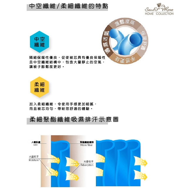 Saint Rose 簡約-藍 單人 純淨水洗絲 床包一入