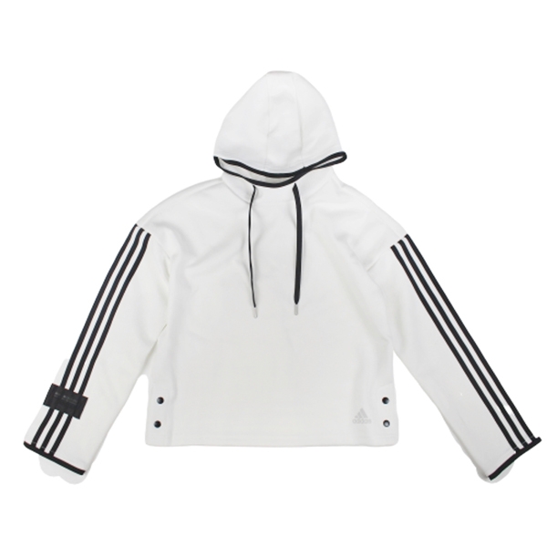 ADIDAS 女 HOODED SWEAT 連帽T(長)