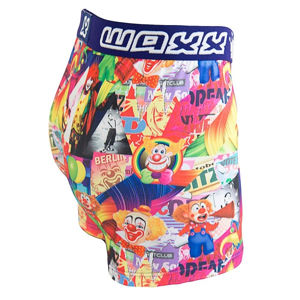 WAXX小丑娛樂設計款高質感吸濕排汗四角褲男內褲