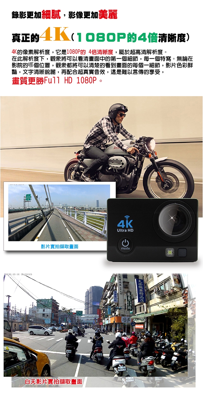 【MOIN Jimmy】SJ4K PRO 4K WiFi版超清晰機汽車用行車紀錄器