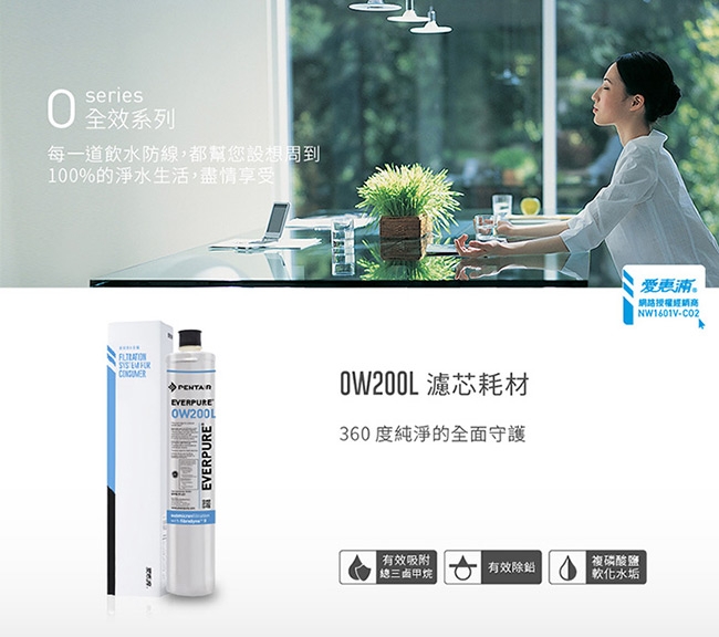 愛惠浦 全效系列濾芯 EVERPURE OW200L 到府安裝